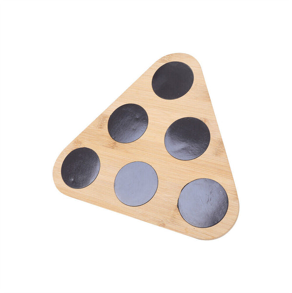 Magnetic Triangular Bamboo Spice Rack & Jars For Kitchen Storage Spice Jars & Racks