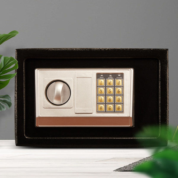 8.5L Electronic Digital Security Double Alarm Safe Box Key Safes Boxes & Hideaways