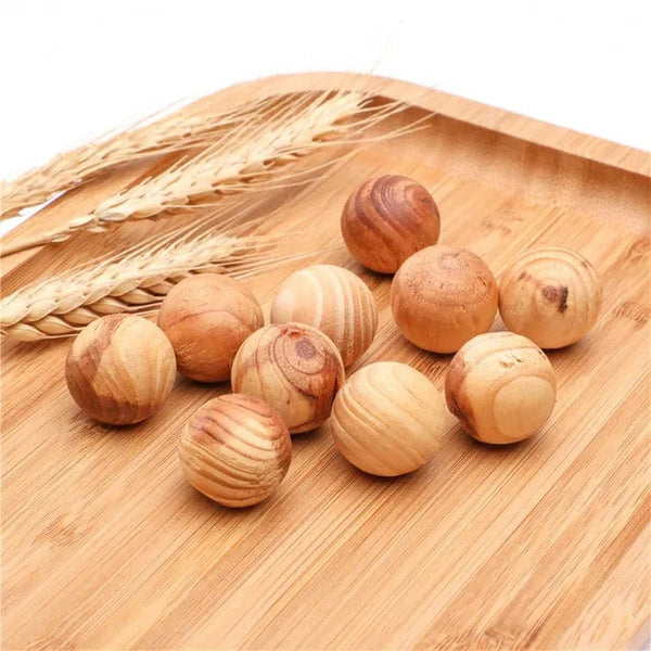 Living Today 16Pc Cedar Wood Balls Home Fragrances