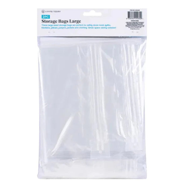 Living Today 2 Pack Vacuum Compression Storage Bags Large Vacuum Cleaner Bags