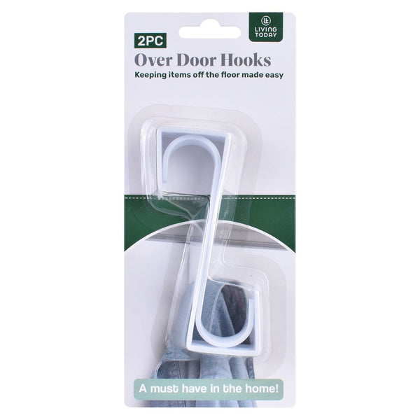 Living Today 2Pk Over Door Hooks Hooks & Hangers
