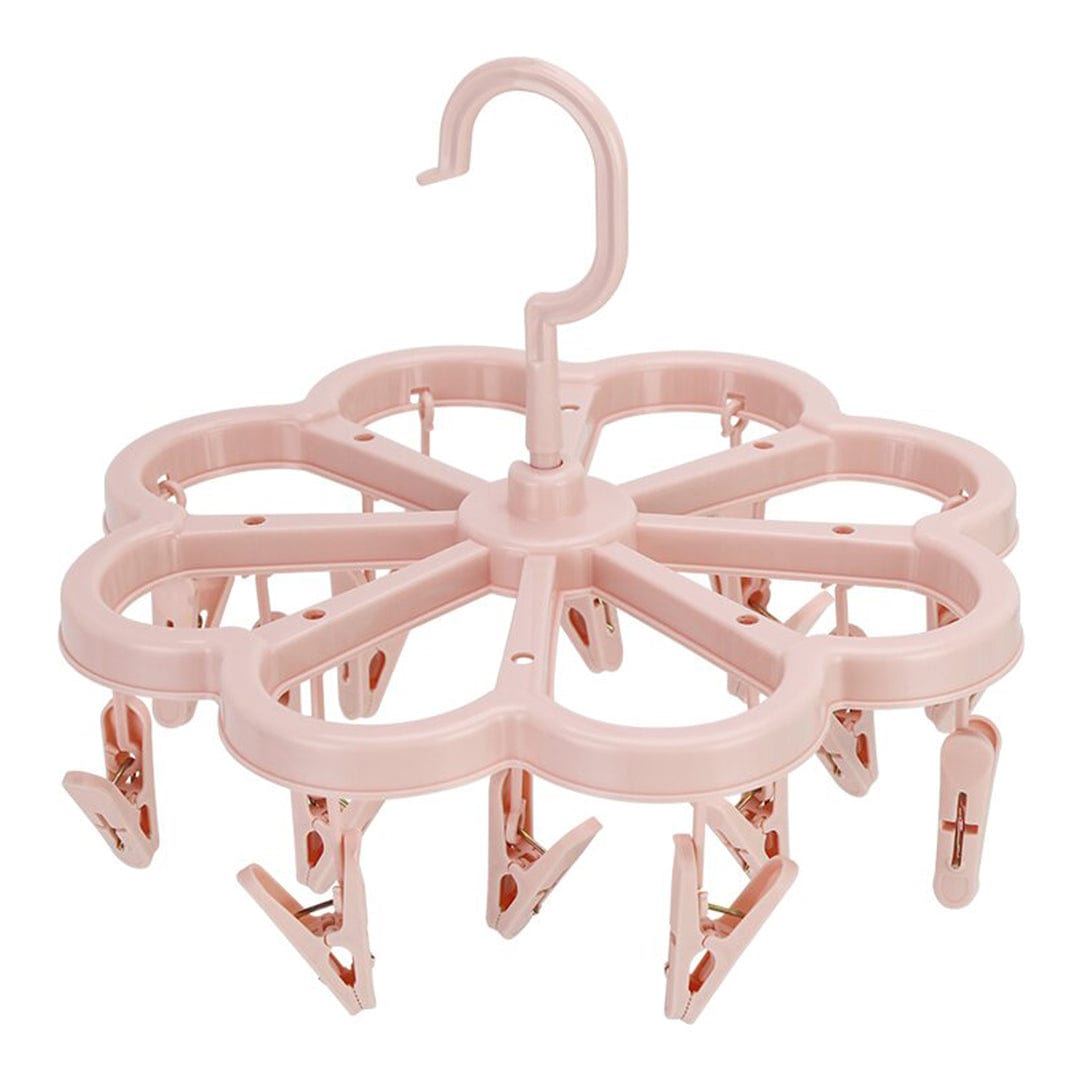 Living Today Collapsible 16 Pegs Airer Pink Clothes Airers