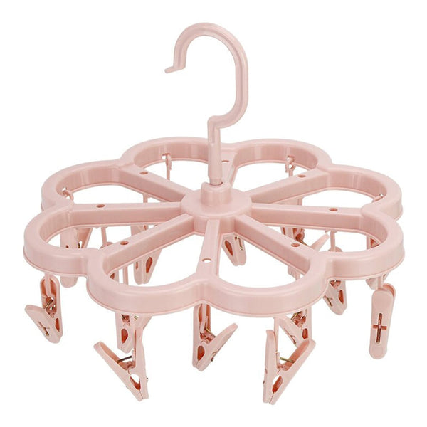 Living Today Collapsible 16 Pegs Airer Pink Clothes Airers