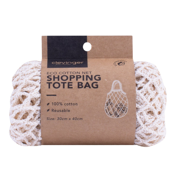 Clevinger 2Pk Eco Cotton Net Shopping Tote Reusable Shopping Bags