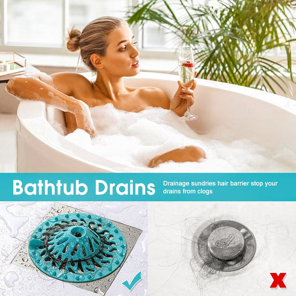 Living Today 2Pc Drain Cover Drain Stoppers & Strainers