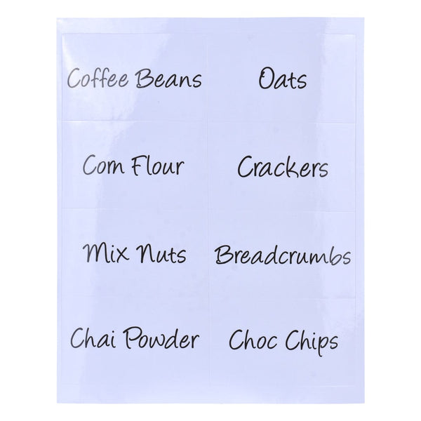 Cook Easy 40Pc Pantry Label Stickers Kitchen Labels