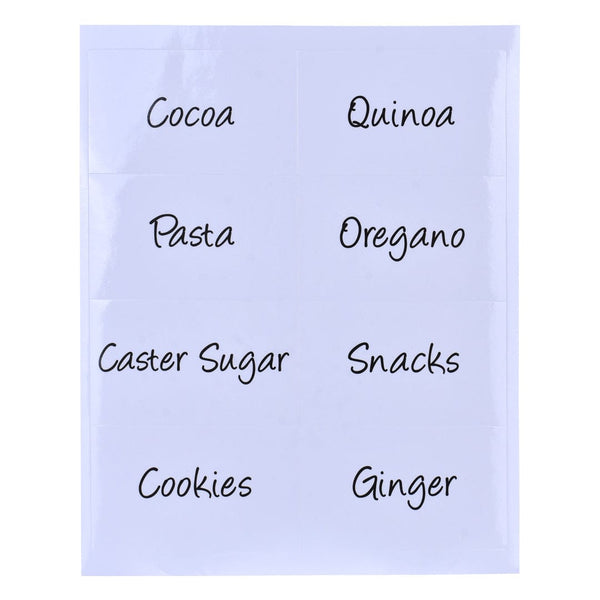 Cook Easy 40Pc Pantry Label Stickers Kitchen Labels