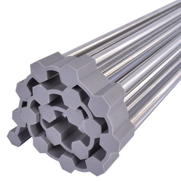 Silver Over Sink Draining Rack With Anti Slip Grips Racks & Holders