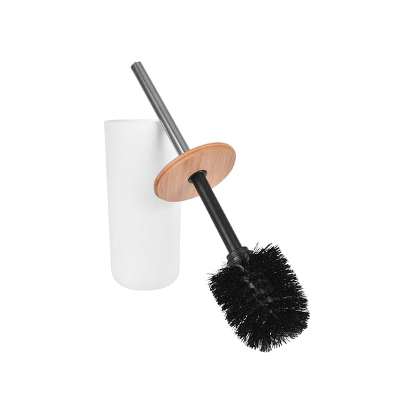 Bamboo Lid Toilet Brush Toilet Brushes & Holders