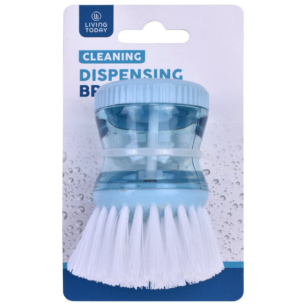 Soap Dispensing Kitchen Brush For Dish Pan Sink Cleaning Sponges & Scourers