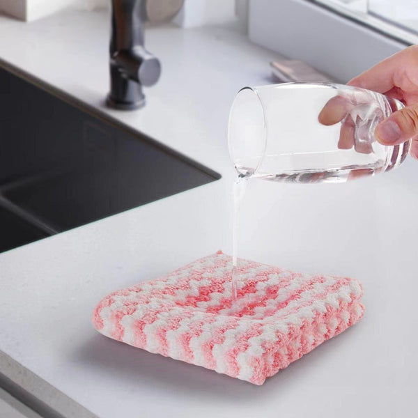 10 Pcs Super Absorbent Reusable Microfibre Cleaning Cloths 30 X Cm Cleaning Towels & Cloths