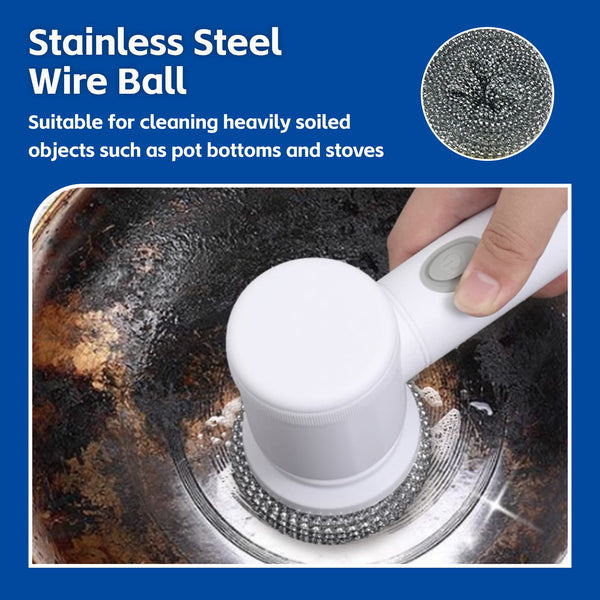 5 In 1 Electric Cleaning Brush Cleaning Brushes