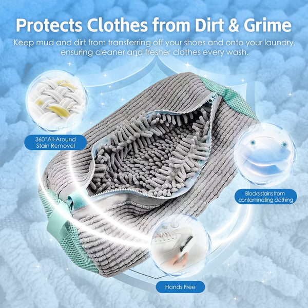 2Pcs Shoe Washing Bag Laundry Bags