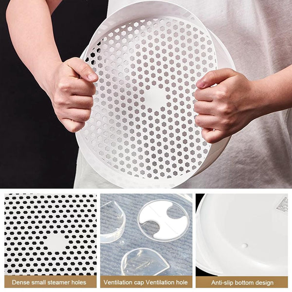 2 Tier Microwave Steamer Steamers