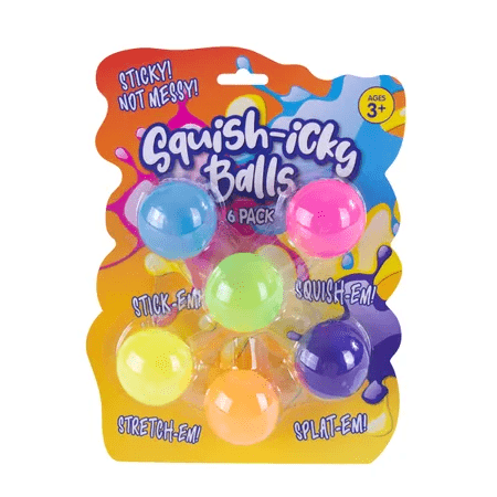 Squish Icky Sticky Stretch Ball Toy Squeezable Stress Relievers