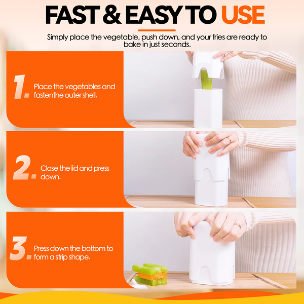 2 Pack Potato Chip Slicer Fantastic Fries Quickly Cut Your Own Chips Peelers & Slicers