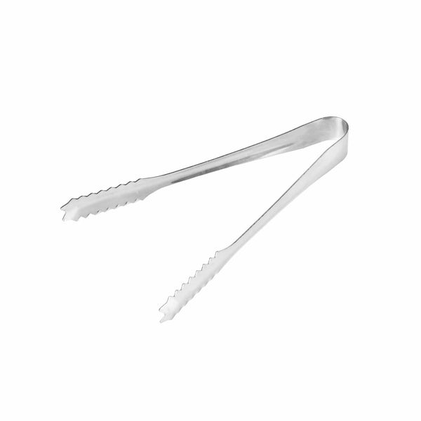 Stainless Steel Ice Cube Tongs Anti Slippery Clamp With Serrations And Long Jaws Cooking Utensils
