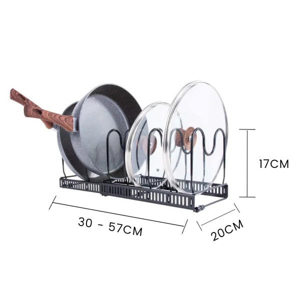 Livingtoday Expendable Pan Organizer Racks & Holders