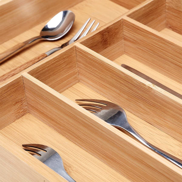 Bamboo Cutlery Tray Cutlery Storage