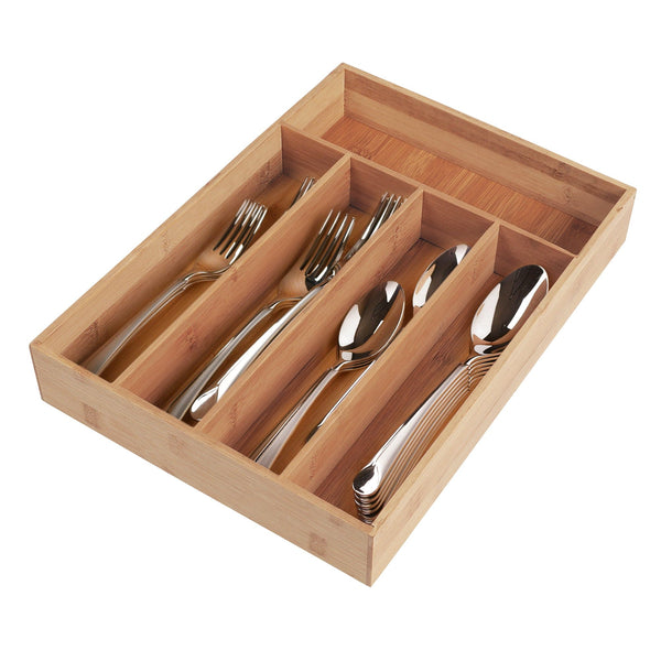Bamboo Cutlery Tray Cutlery Storage