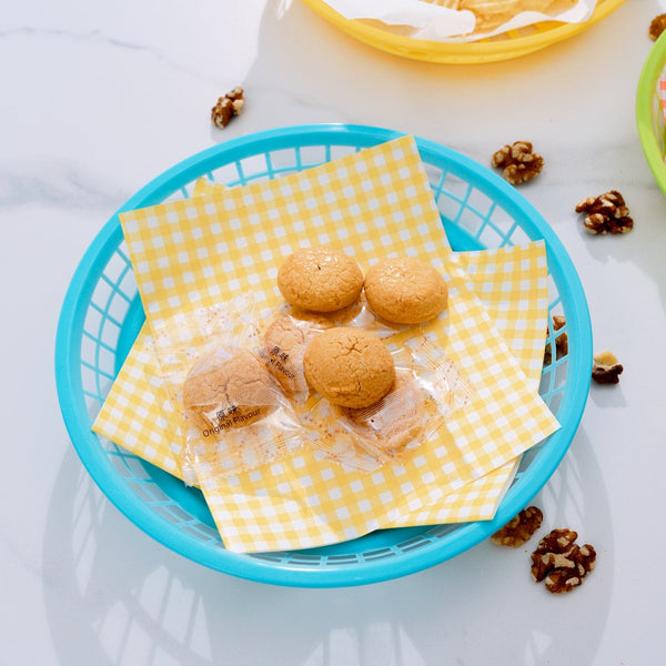 Cook Easy Set Of 3 Round Plastic Snack Baskets Picnic Baskets & Backpacks