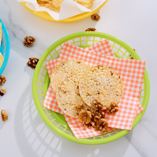 Cook Easy Set Of 3 Round Plastic Snack Baskets Picnic Baskets & Backpacks