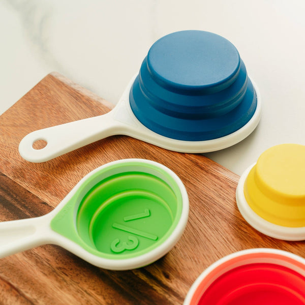 Collapsible Silicone Measuring Cup Set Measuring Cups Jugs & Spoons