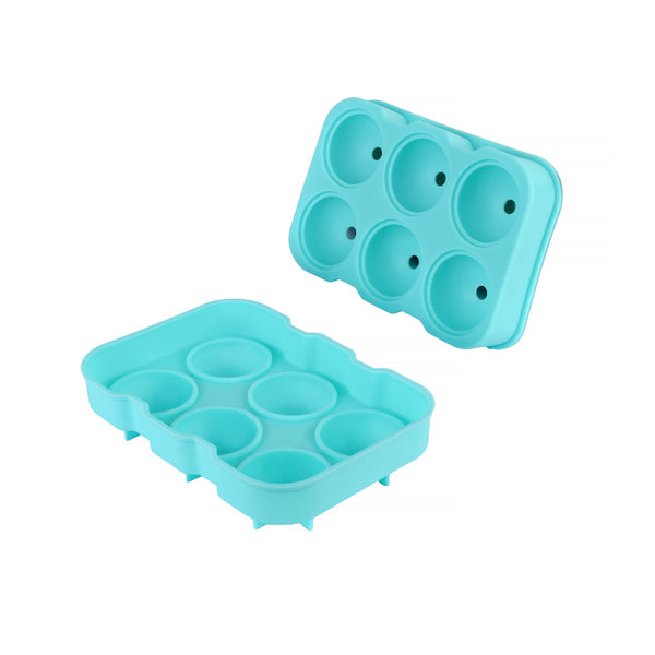 Easy Pop Silicone 6 Sphere Ice Cube Tray Ice Cubes Trays & Moulds