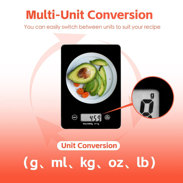 5Kg Digital Glass Kitchen Scale Kitchen Scales