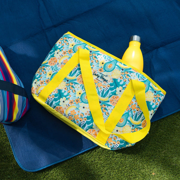 6L Food Safe Insulated Jumbo Cooler Tote Yellow Ice Chests & Coolers