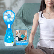 Lazy Dayz Water Spray Fan Blue Portable Fans