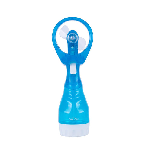 Lazy Dayz Water Spray Fan Blue Portable Fans