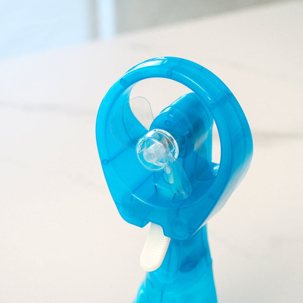 Lazy Dayz Water Spray Fan Blue Portable Fans