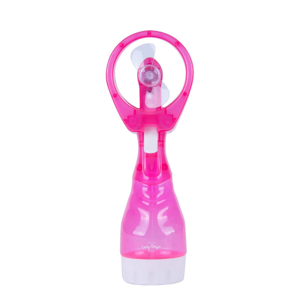 Handhold Battery Powered Personal Water Spray Fan Blue/Pink Blue Portable Fans