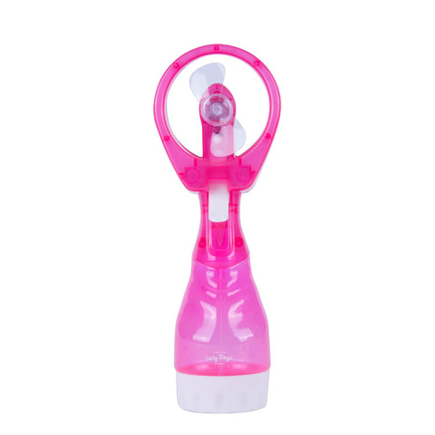 Lazy Dayz Water Spray Fan Pink Portable Fans