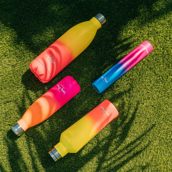 500Ml Double Wall Stainless Steel Daily Drink Bottle Yellow Water Bottles & Vacuum Flasks