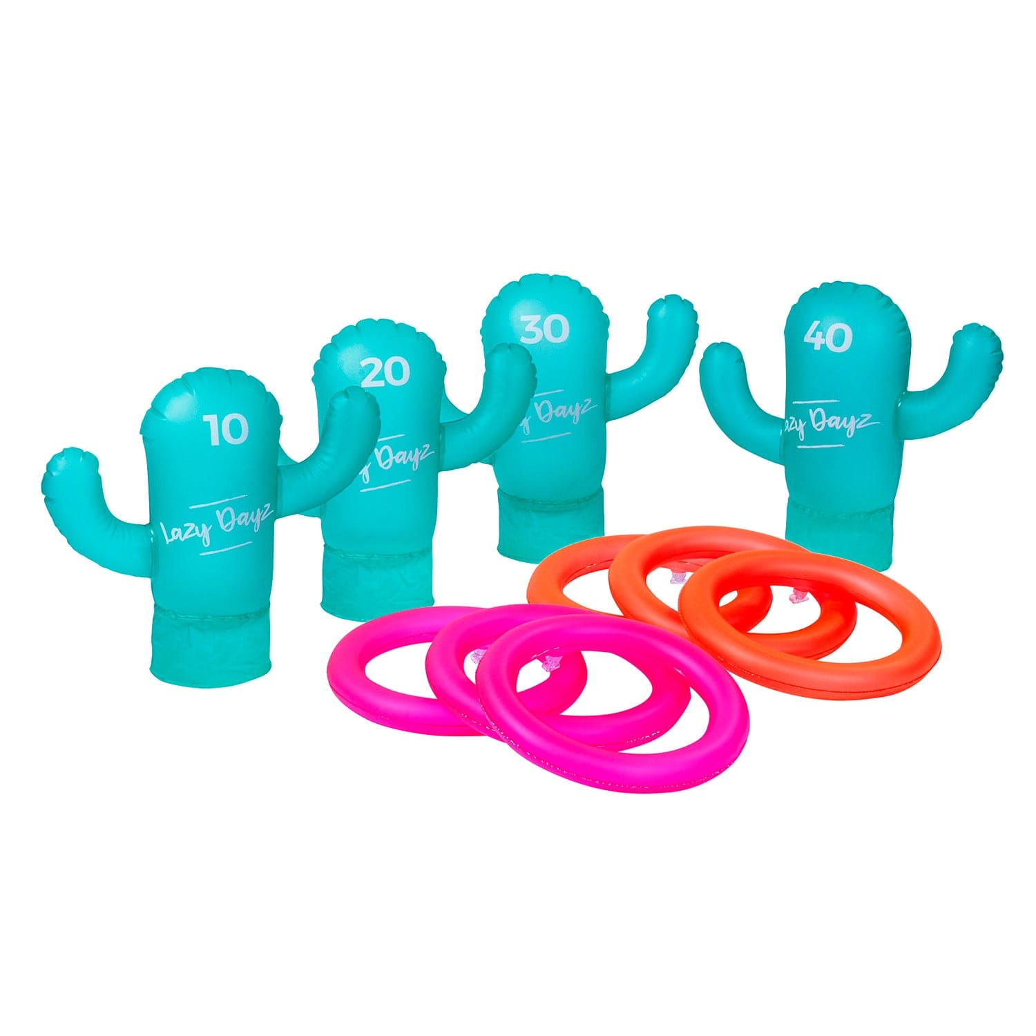 Lazy Dayz Inflatable Cactus Ring Toss Pool Toys & Games