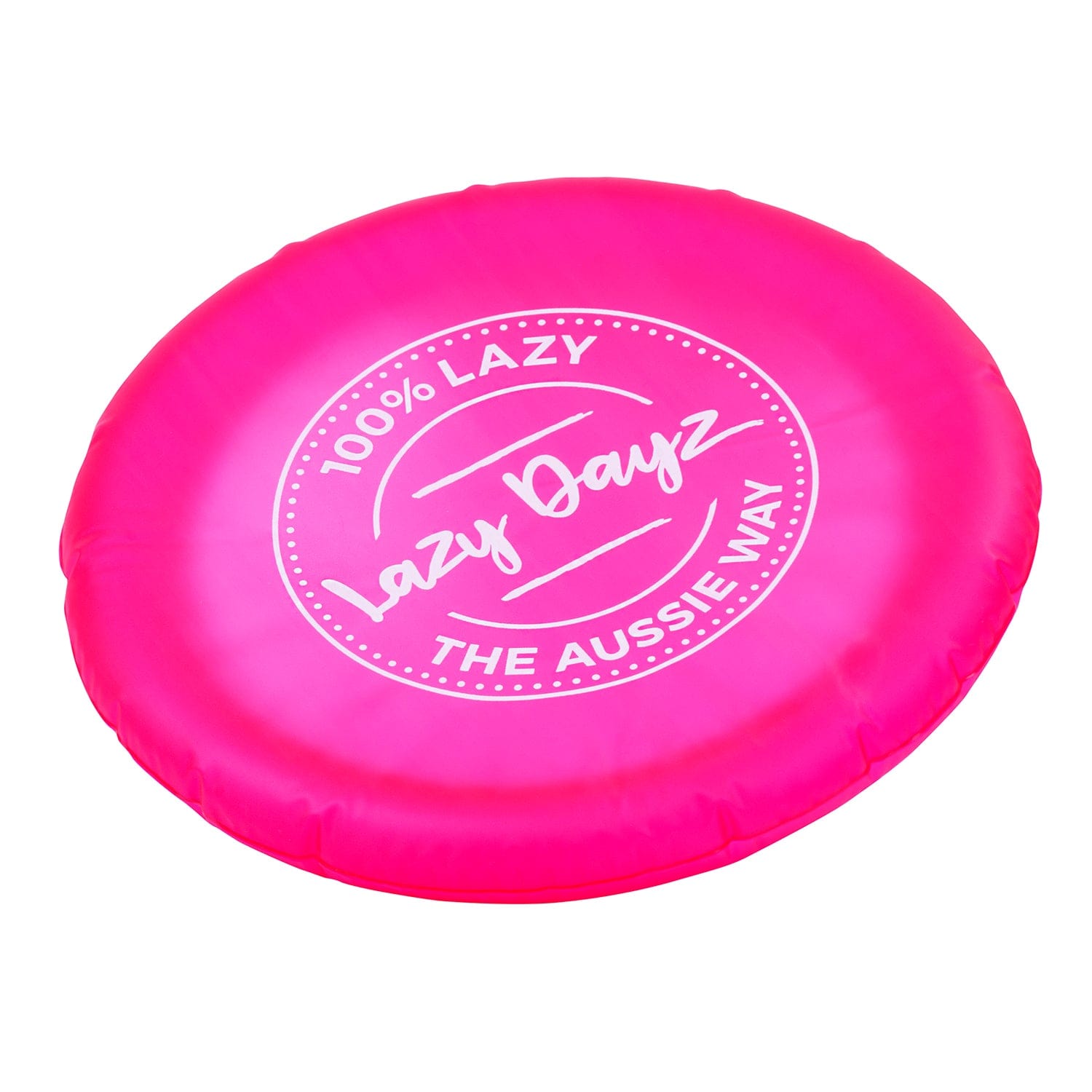 Lazy Dayz Inflatable Frisbee Pink Pool Toys & Games