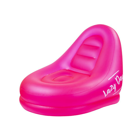 Lazy Dayz Jumbo Inflatable Chair Pink Bean Bags & Inflatables