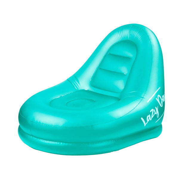 Lazy Dayz Jumbo Inflatable Chair Teal Bean Bags & Inflatables