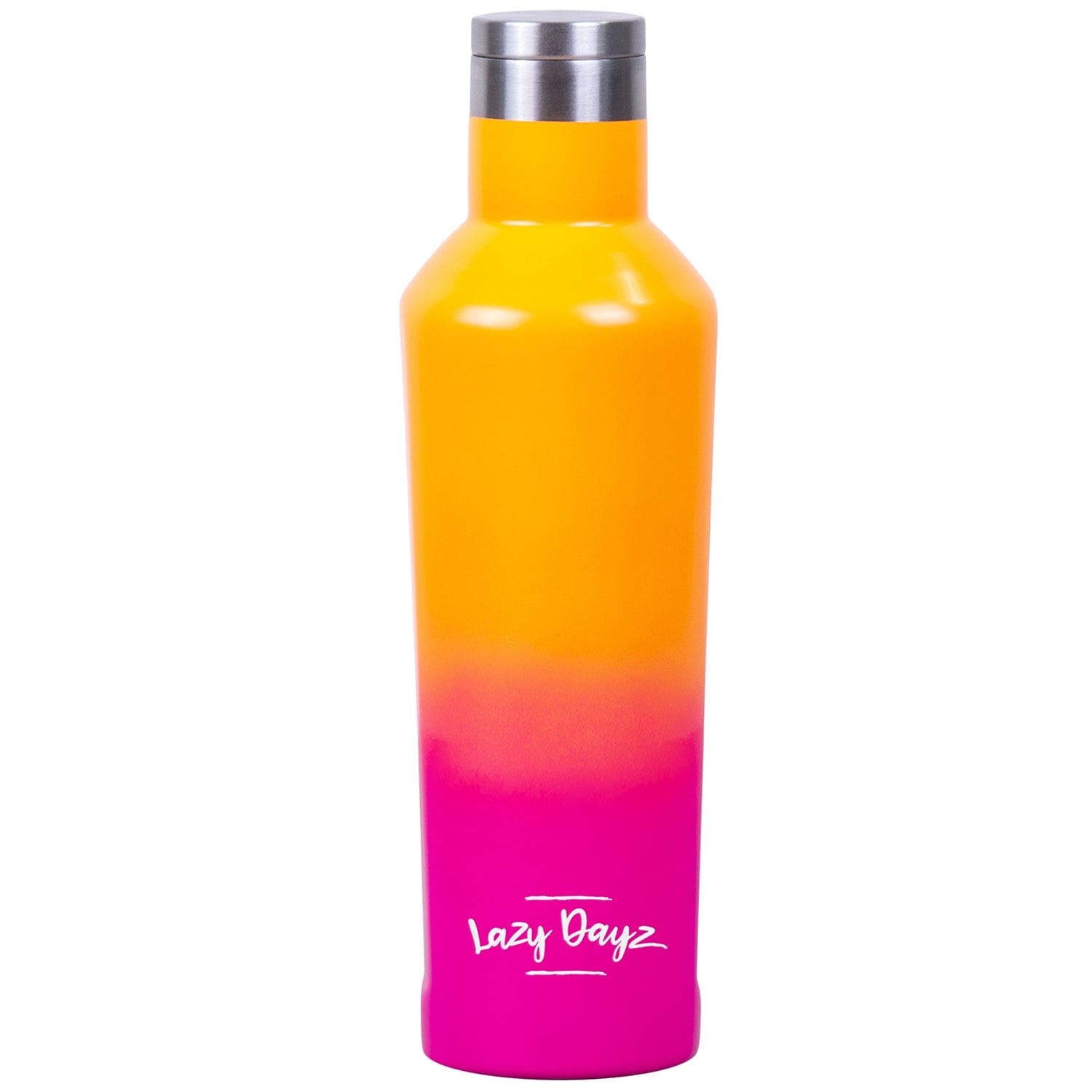 Lazy Dayz Spartan Drink Bottle 480Ml Orange Pink Ombre Water Bottles & Vacuum Flasks