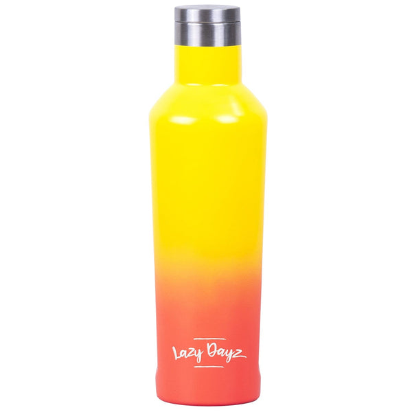 Lazy Dayz Spartan Drink Bottle 480Ml Yellow Peach Ombre Water Bottles & Vacuum Flasks