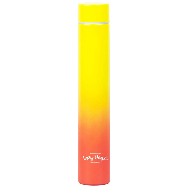 Lazy Dayz 300Ml Slimline Insulated Drink Bottle Yellow Peach Ombre Water Bottles & Vacuum Flasks