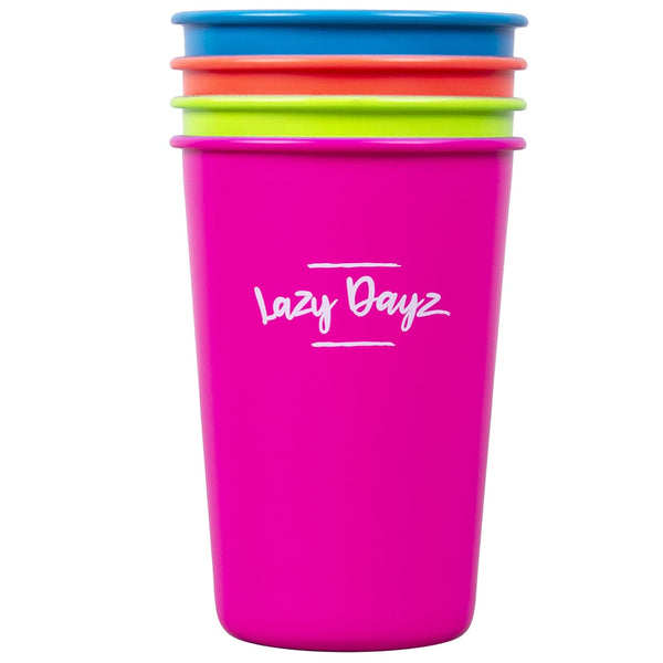 Lazy Dayz Picnic Cup 350Ml 4 Pack Picnic Accessories