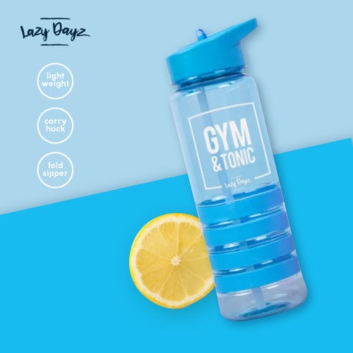 Lazy Dayz Sports Bottle 750Ml Blue Canteens Bottles & Flasks