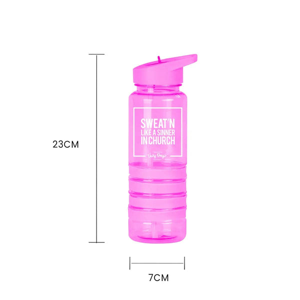 Lazy Dayz Sports Bottle 750Ml Pink Canteens Bottles & Flasks