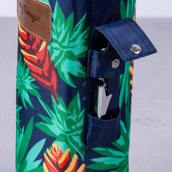 Lazy Dayz Insulated Wine Bottle Tote Mossman Knitting Totes & Cases