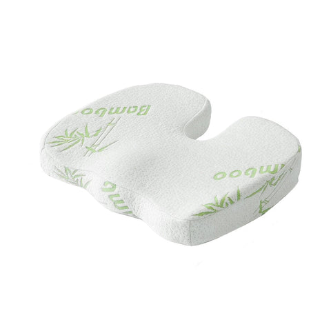 Memory Foam Seat Cushion With Bamboo Cover Seat & Posture Cushions