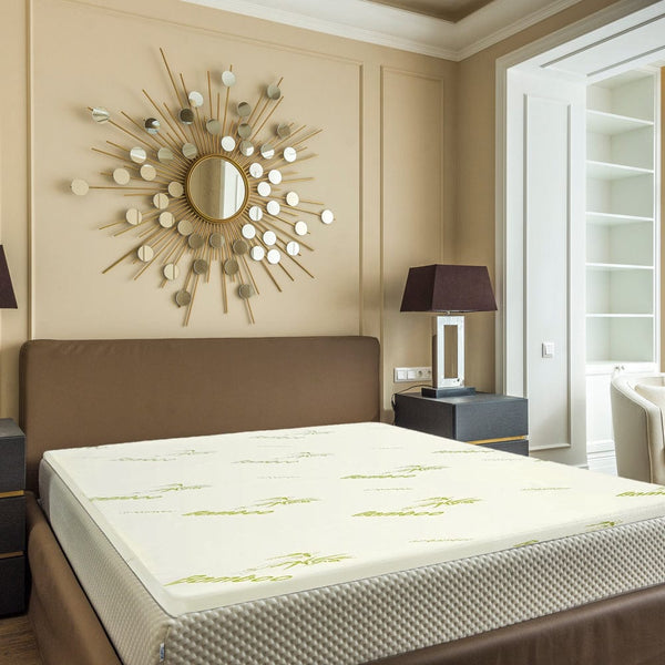 4Cm Memory Foam Mattress Topper With Bamboo Cover Double Mattress Toppers & Protectors