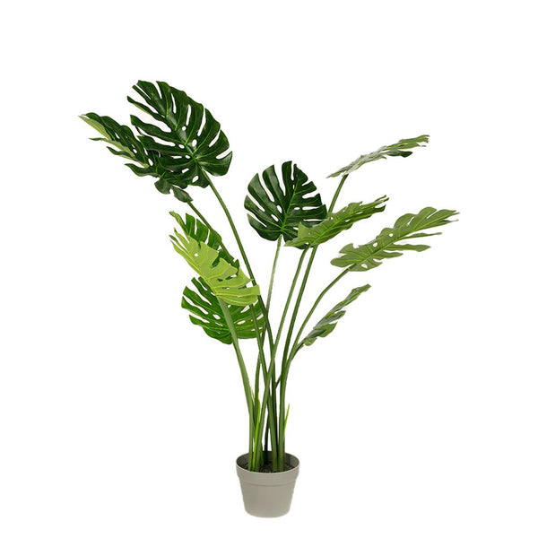 120Cm Faux Artificial Home Decor Potted Monstera Plant Artificial Plants